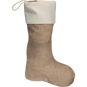 Weihnachtssocke Lucca,beige, A-Nr.: 324113 - 01 Weihnachtssocke Lucca,beige, A-Nr.: 324113 - 01