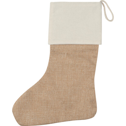 Weihnachtssocke Lucca,beige, A-Nr.: 324113 - 02