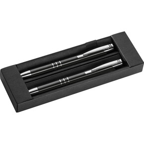 Metall Schreibset Claremont,schwarz, A-Nr.: 333003 - 01 Metall Schreibset Claremont,schwarz, A-Nr.: 333003 - 01