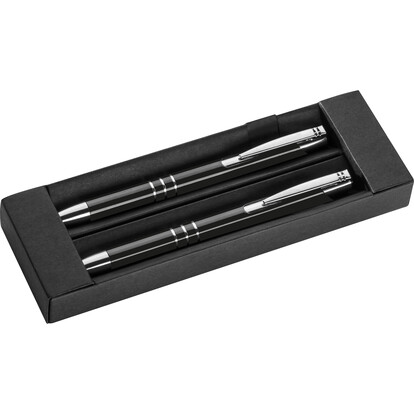 Metall Schreibset Claremont,schwarz, A-Nr.: 333003 - 01