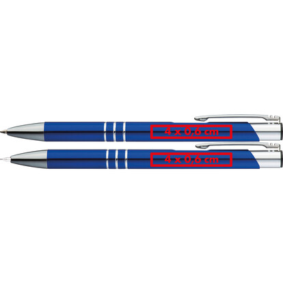 Metall Schreibset Claremont,blau, A-Nr.: 333004 - 04