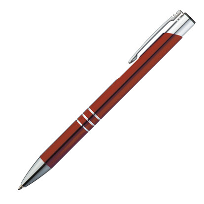 Metall Kugelschreiber Ascot,burgund, A-Nr.: 333902 - 02
