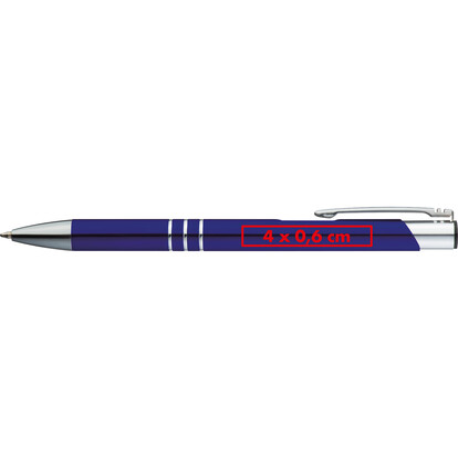 Metall Kugelschreiber Ascot,blau, A-Nr.: 333904 - 04