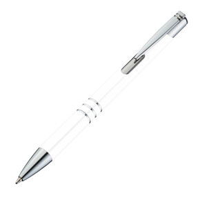 Metall Kugelschreiber Ascot,weiss, A-Nr.: 333906 - 01 Metall Kugelschreiber Ascot,weiss, A-Nr.: 333906 - 01