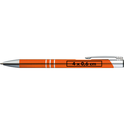 Metall Kugelschreiber Ascot,orange, A-Nr.: 333910 - 04