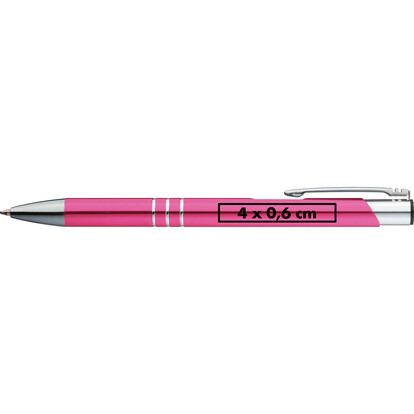 Metall Kugelschreiber Ascot,pink, A-Nr.: 333911 - 04