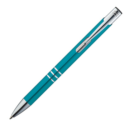 Metall Kugelschreiber Ascot,türkis, A-Nr.: 333914 - 03