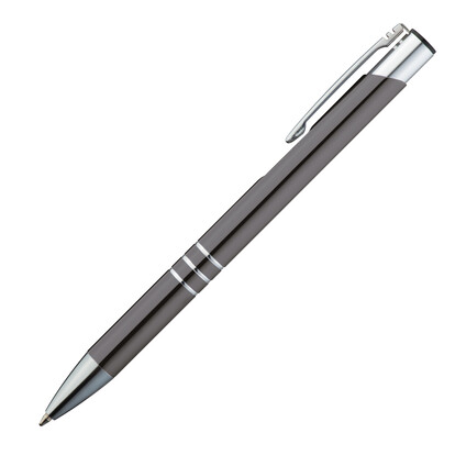 Metall Kugelschreiber Ascot,anthrazit, A-Nr.: 333977 - 02