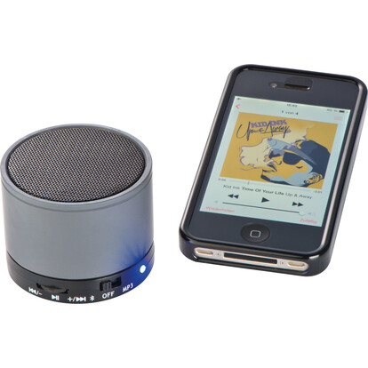 Metall Bluetooth Lautsprecher Hawick,grau, A-Nr.: 336907 - 02