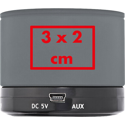 Metall Bluetooth Lautsprecher Hawick,grau, A-Nr.: 336907 - 04
