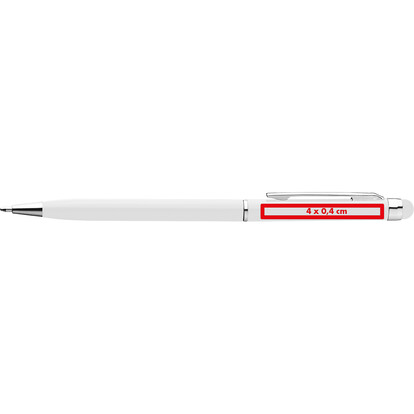Metall Kugelschreiber New Orleans,weiss, A-Nr.: 337806 - 04