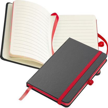 A6 Notizbuch Rostock,rot, A-Nr.: 341105 - 01