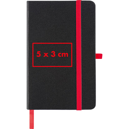 A6 Notizbuch Rostock,rot, A-Nr.: 341105 - 04