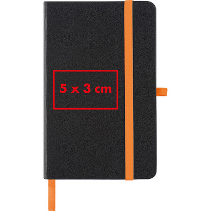 A6 Notizbuch Rostock,orange, A-Nr.: 341110 - 02