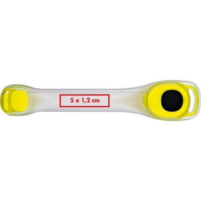 Sicherheits LED Armband Pittsburgh,gelb, A-Nr.: 341208 - 04