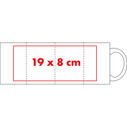 Sublimationstasse Colour-Changing Sirmione,rot, A-Nr.: 343805 - 04