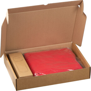2in1-Set XL Fleecedecke + Thermoskanne Liverpool, rot, A-Nr.: 347805 - 01