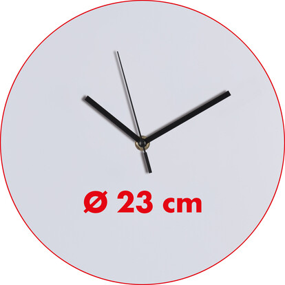 Wanduhr mit Allover Ziffernblatt Venice,weiss, A-Nr.: 349906 - 02