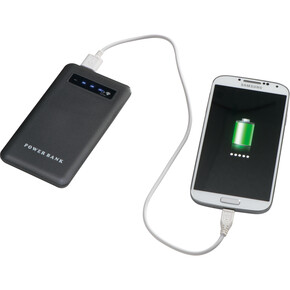 Powerbank 4.000mAh Kingsville,grau, A-Nr.: 351407 - 01 Powerbank 4.000mAh Kingsville,grau, A-Nr.: 351407 - 01