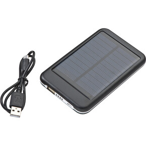 Solarpowerbank 4.000mAh Philadelphia,schwarz, A-Nr.: 355903 - 01 Solarpowerbank 4.000mAh Philadelphia,schwarz, A-Nr.: 355903 - 01