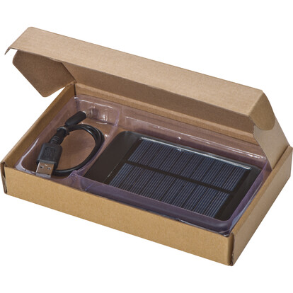 Solar Powerbank 4.000mAh Philadelphia, schwarz, A-Nr.: 355903 - 02