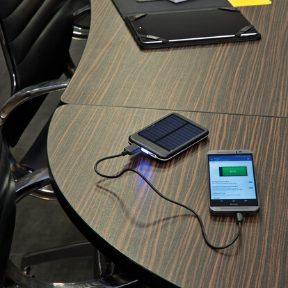 Solar Powerbank 4.000mAh Philadelphia, schwarz, A-Nr.: 355903 - 03