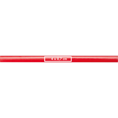 Zimmermannsbleistift Kent,rot, A-Nr.: 358505 - 04