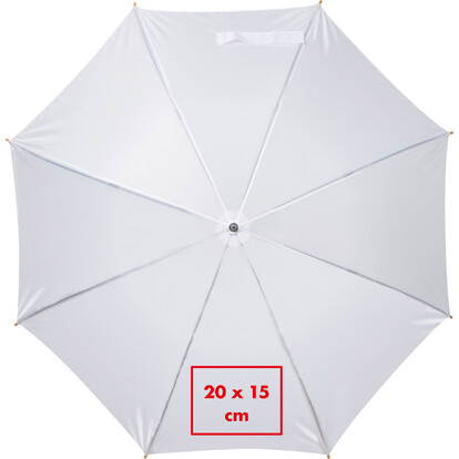XL Automatikregenschirm Stockport,weiss, A-Nr.: 359606 - 04