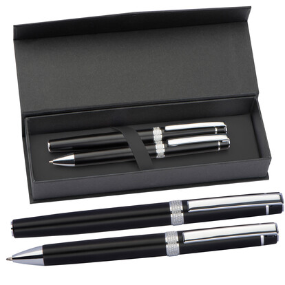 Metall Schreibset Karlovac,schwarz, A-Nr.: 361403 - 01