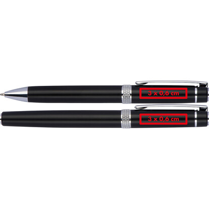 Metall Schreibset Karlovac,schwarz, A-Nr.: 361403 - 04