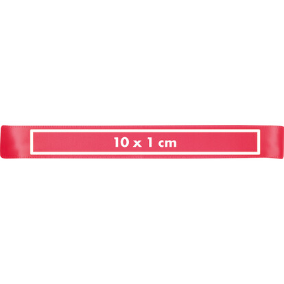 Veranstaltungsbändchen Mansfield,rot, A-Nr.: 363805 - 04