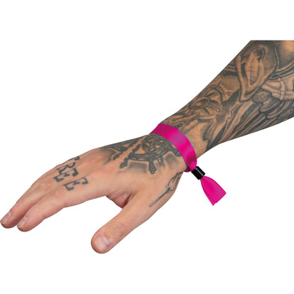 Veranstaltungsbändchen Mansfield,pink, A-Nr.: 363811 - 02