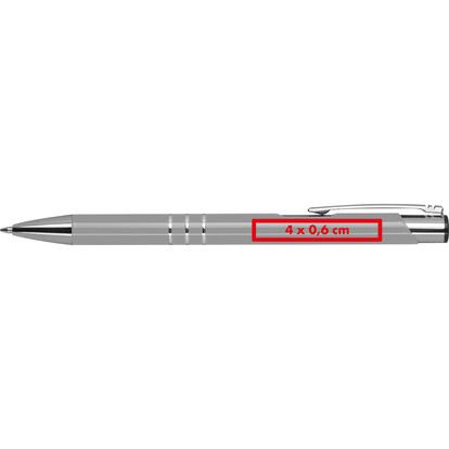 Metall Kugelschreiber Las Palmas,grau, A-Nr.: 363907 - 04