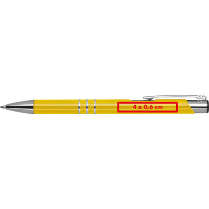 Metall Kugelschreiber Las Palmas,gelb, A-Nr.: 363908 - 04