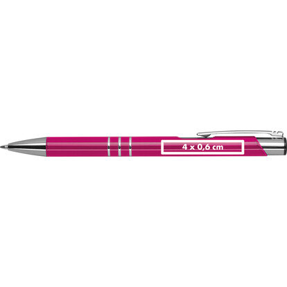 Metall Kugelschreiber Las Palmas,pink, A-Nr.: 363911 - 04