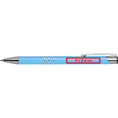 Metall Kugelschreiber Las Palmas,hellblau, A-Nr.: 363924 - 04