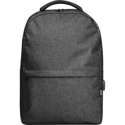 RPET Rucksack Rimini,schwarz, A-Nr.: 366003 - 03
