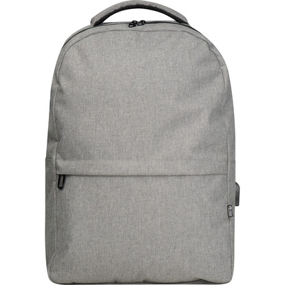 RPET Rucksack Rimini,grau, A-Nr.: 366007 - 03