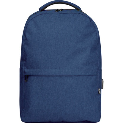 RPET Rucksack Rimini,dunkelblau, A-Nr.: 366044 - 03