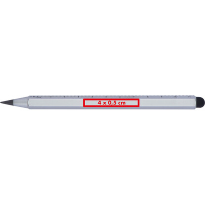 Tintenloser Schreibstift Halmstad,grau, A-Nr.: 366307 - 04