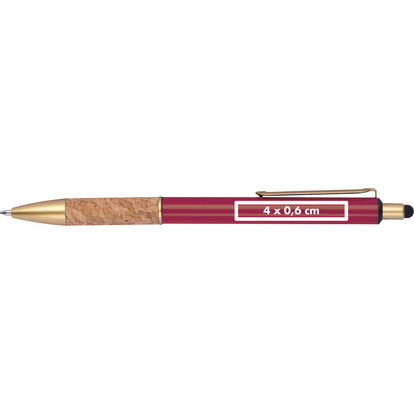 Metall Kugelschreiber Capri,burgund, A-Nr.: 369002 - 04