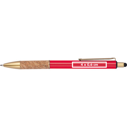 Metall Kugelschreiber Capri,rot, A-Nr.: 369005 - 04