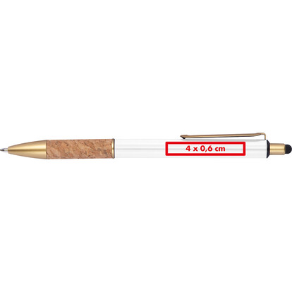 Metall Kugelschreiber Capri,weiss, A-Nr.: 369006 - 04