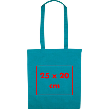 Bio Baumwolltasche Barnsley,türkis, A-Nr.: 370614 - 04