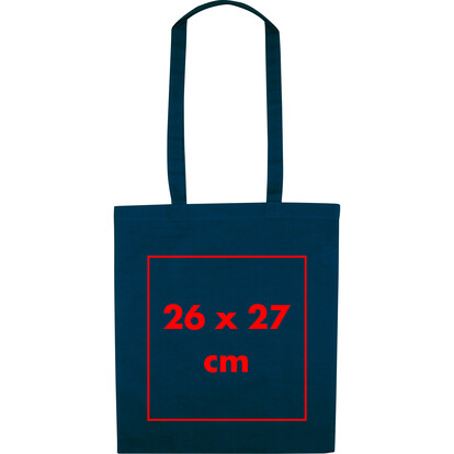 Bio Baumwolltasche Barnsley,dunkelblau, A-Nr.: 370644 - 03