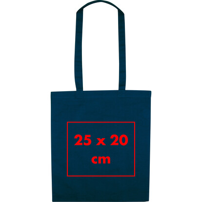 Bio Baumwolltasche Barnsley,dunkelblau, A-Nr.: 370644 - 04