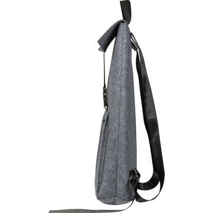 RPET Filzrucksack Birmingham,grau, A-Nr.: 372107 - 03