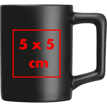 Keramiktasse Bradford,schwarz, A-Nr.: 372803 - 04