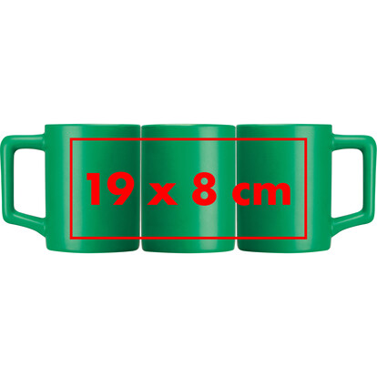 Keramiktasse Bradford,grün, A-Nr.: 372809 - 05