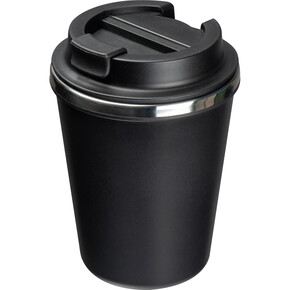 Doppelwandiger Trinkbecher Buffalo,schwarz, A-Nr.: 373003 - 01 Doppelwandiger Trinkbecher Buffalo,schwarz, A-Nr.: 373003 - 01